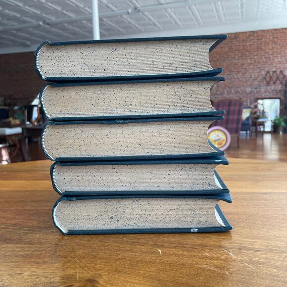 Cooper’s Works – Set of 5 Volumes (1, 7–10) Vintage Decorative Book Stack - Picture 4 of 11